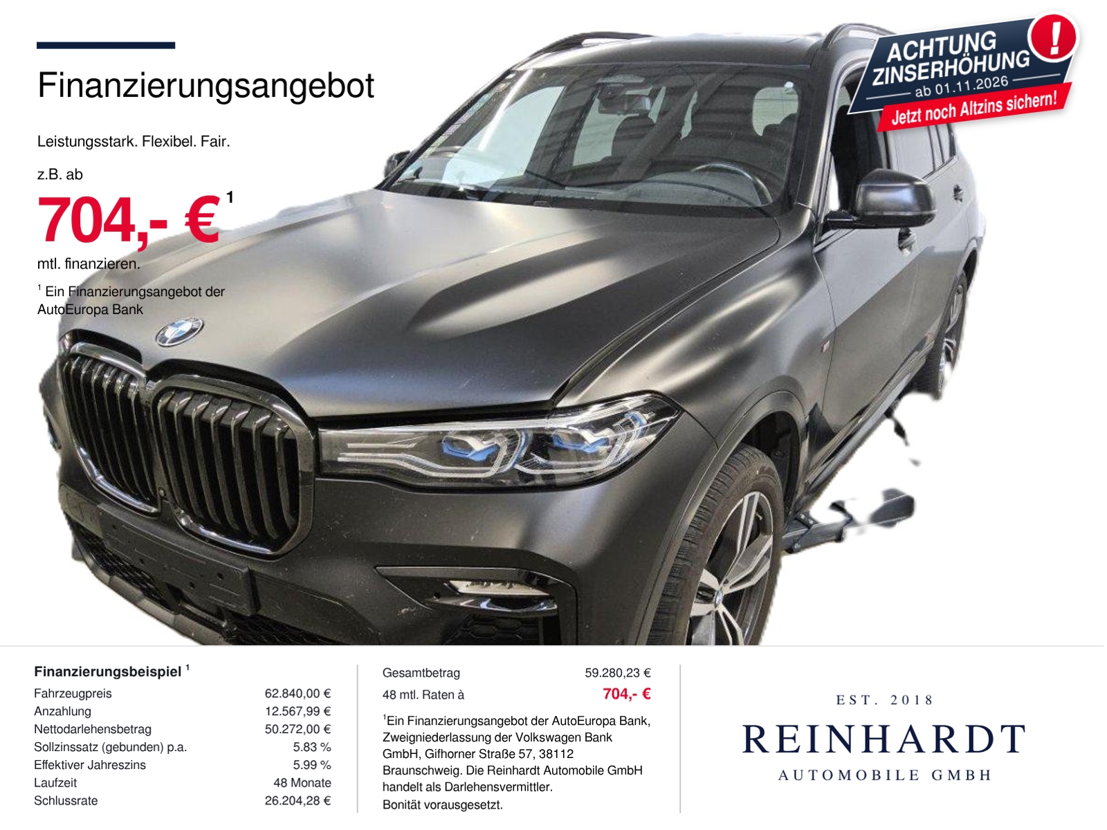 BMW X7 M50