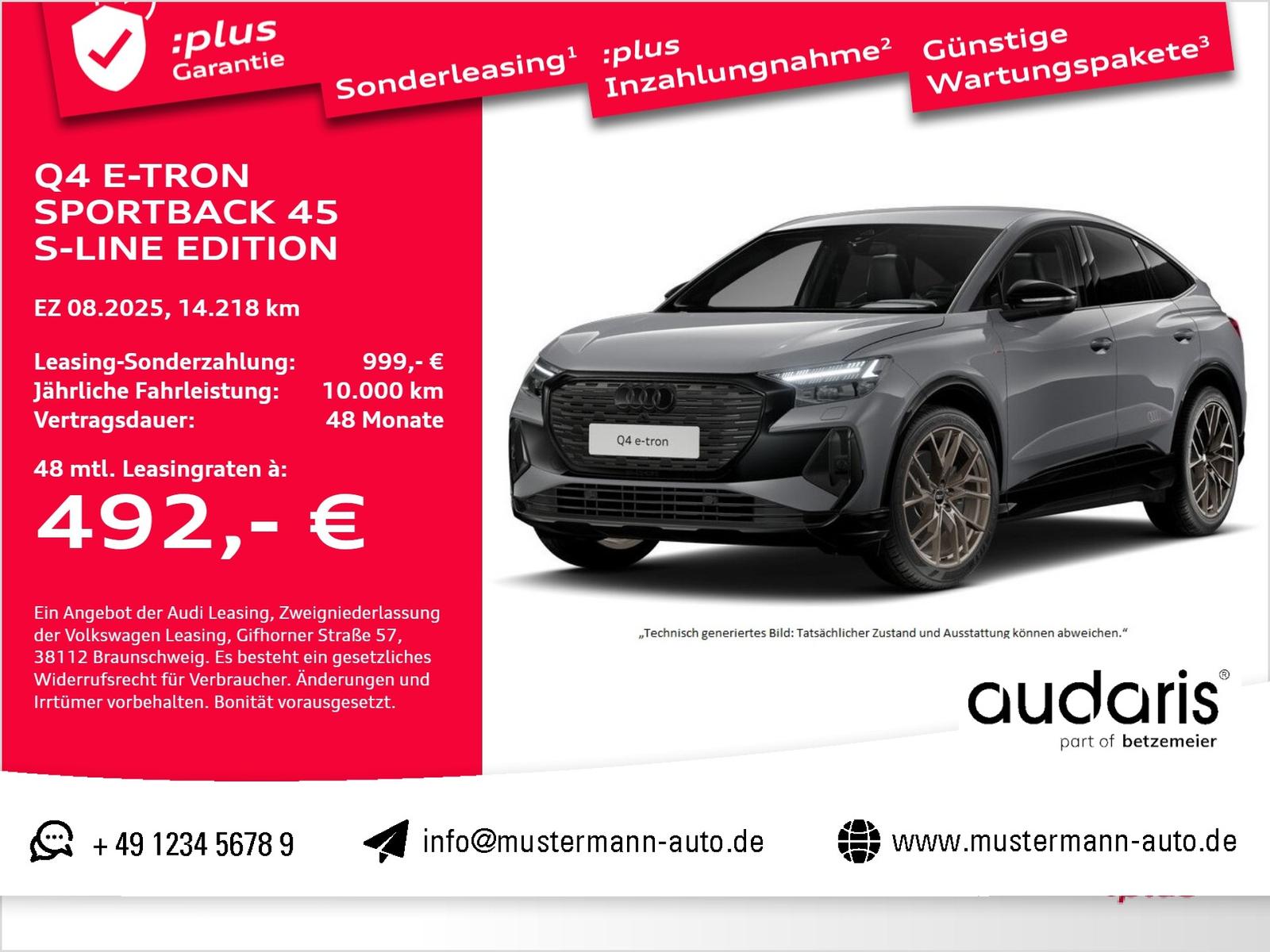 Audi Q4 e-tron 2025